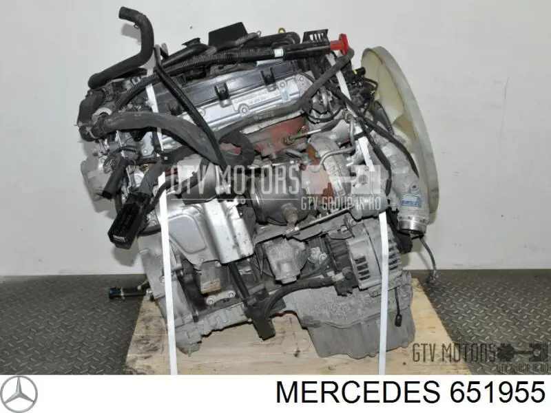 651955 Mercedes Motor montado