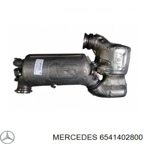 Compre A6541400015 Mercedes Filtro de partículas do sistema dos gases de escape