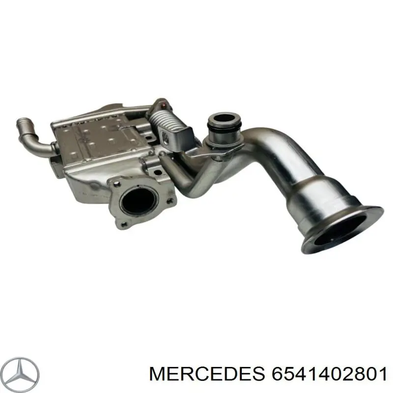 A6541402701 Mercedes Radiador do sistema EGR de recirculação dos gases de escape