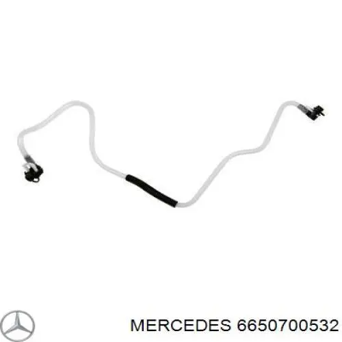 Compre A6650700532 Mercedes Tubo de combustível desde a válvula de corte até a Bomba de Combustível de Pressão Alta