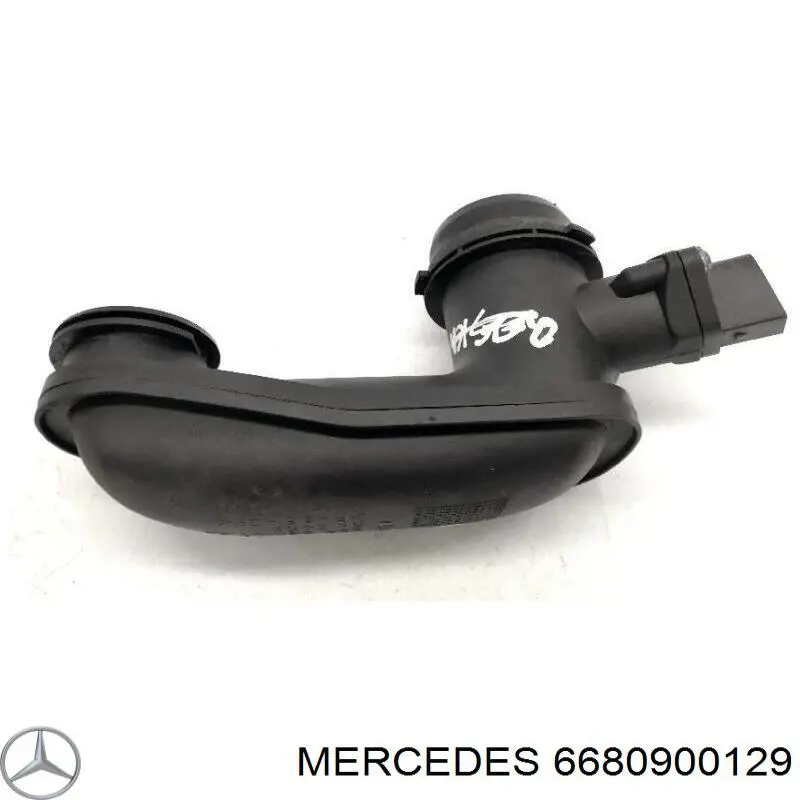 A6680900029 Mercedes Cano derivado de ar, saída de filtro de ar