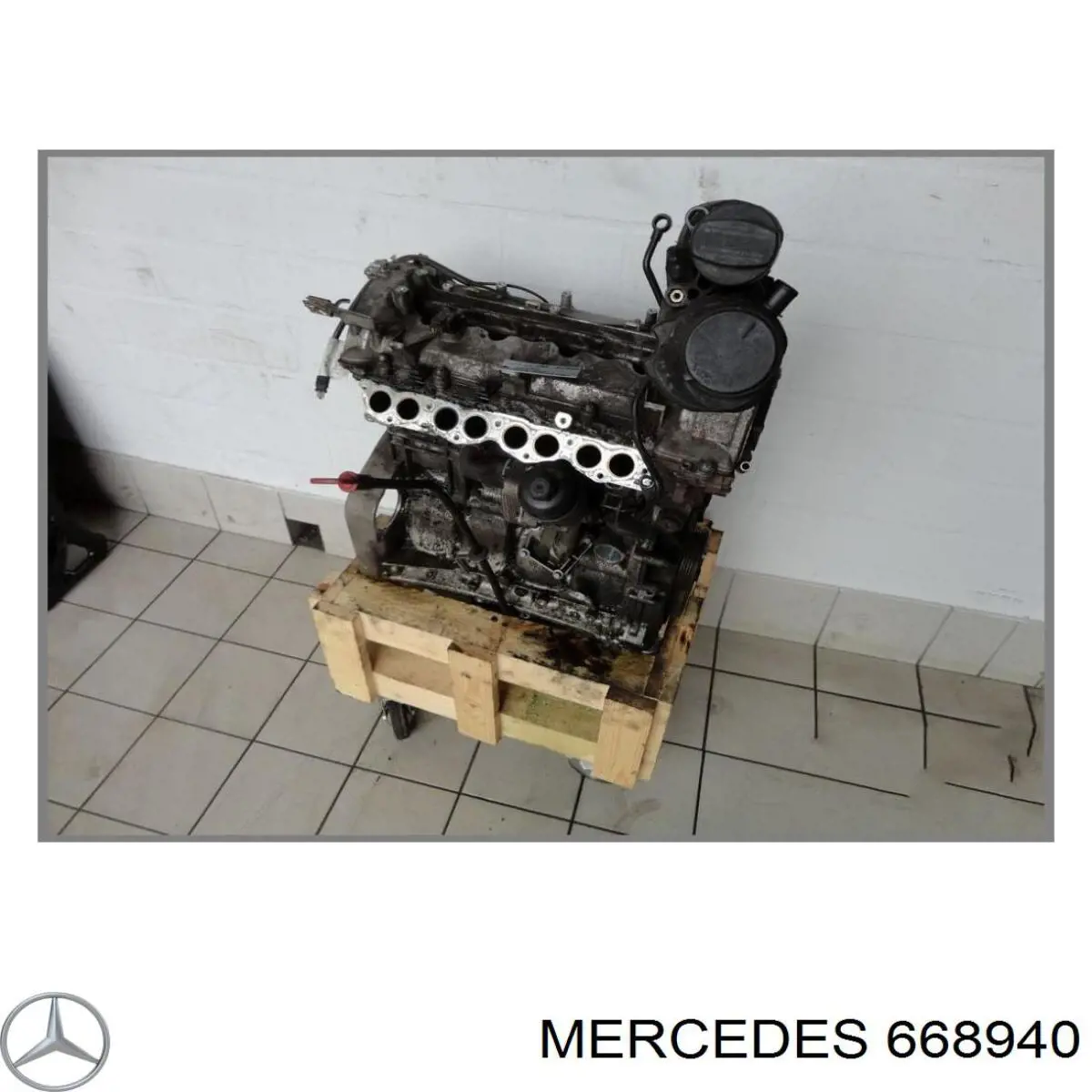 668940 Mercedes Motor montado