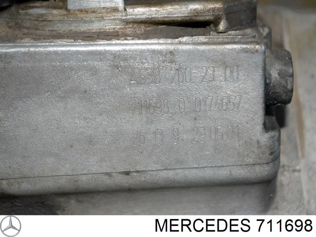 Compre A638260230071 Mercedes Caixa de Mudança montada (caixa mecânica de velocidades)