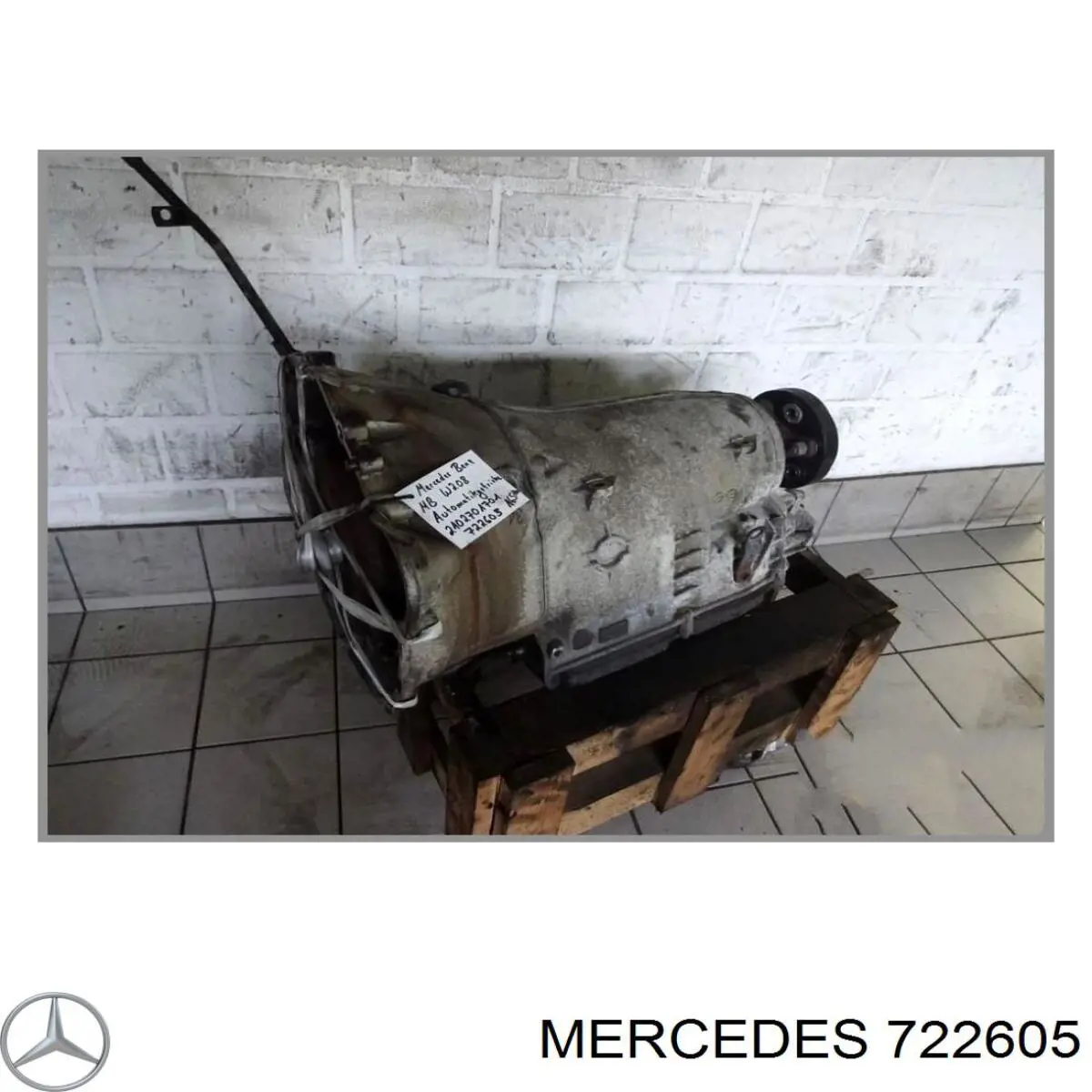 722605 Mercedes Caixa Automática de Mudança montada