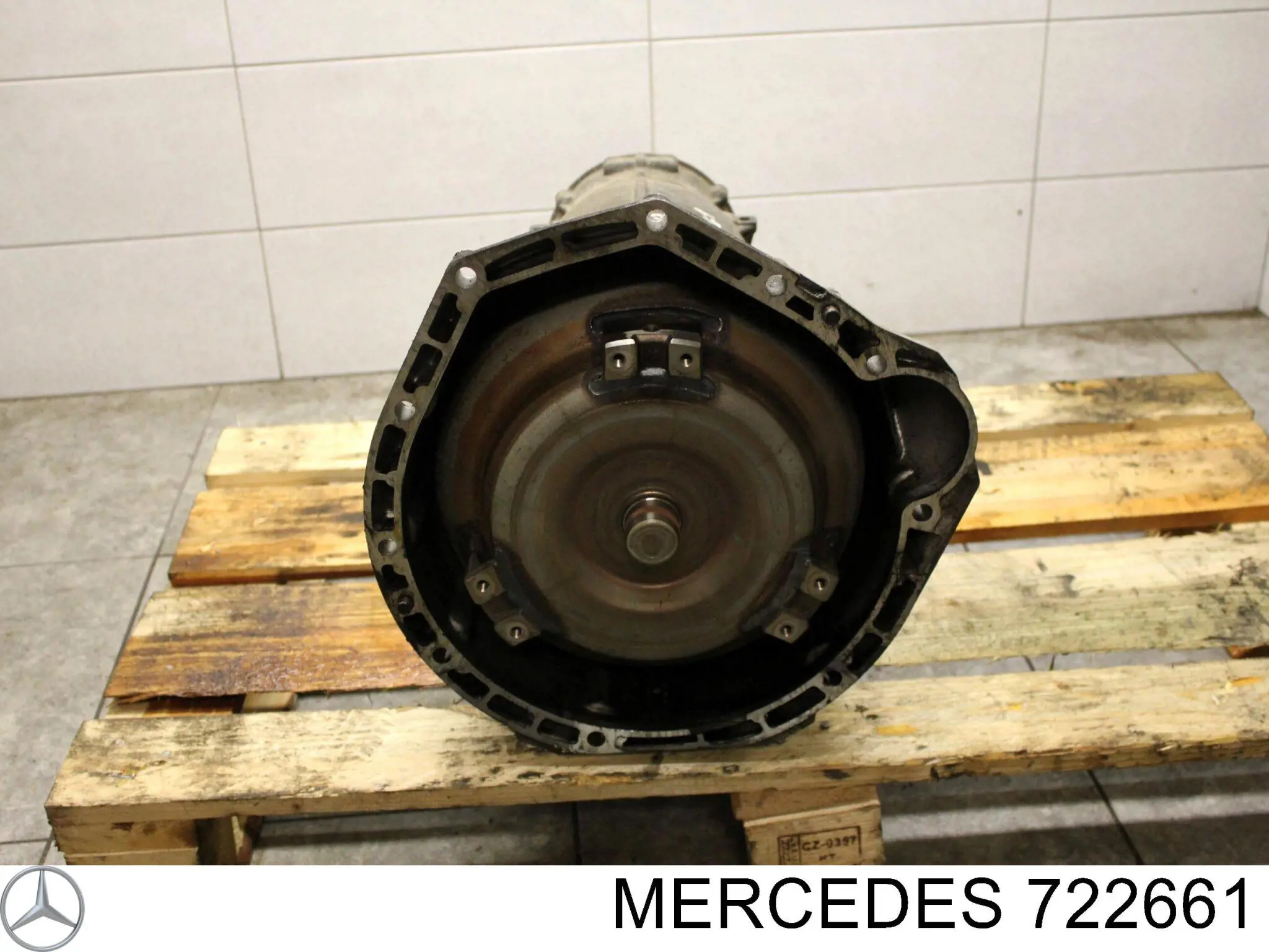 722661 Mercedes Caixa Automática de Mudança montada