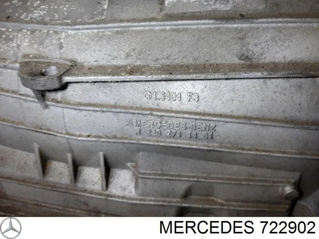 722902 Mercedes Caixa Automática de Mudança montada