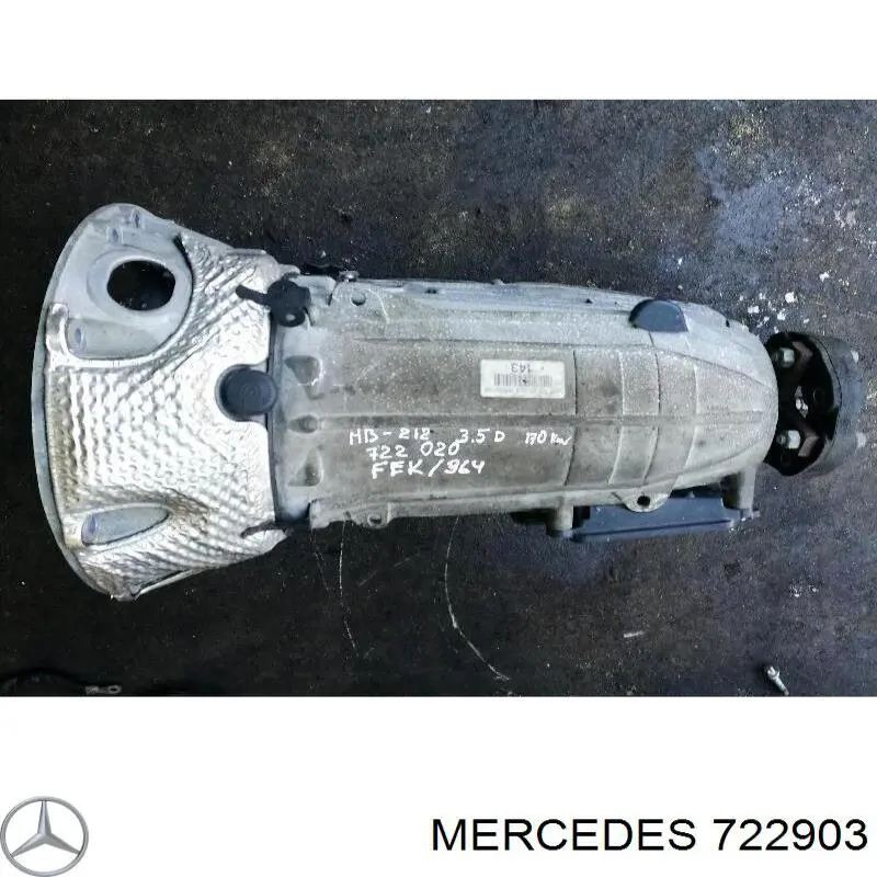 722903 Mercedes Caixa Automática de Mudança montada