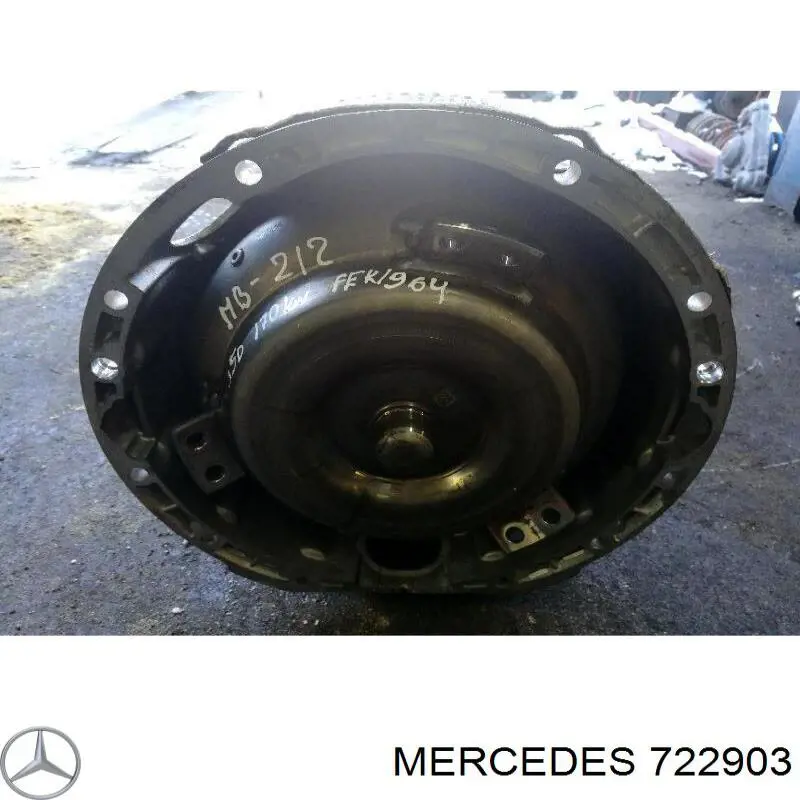 722903 Mercedes Caixa Automática de Mudança montada