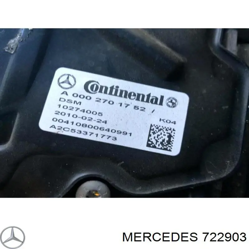 Caixa Automática de Mudança montada 722903 Mercedes