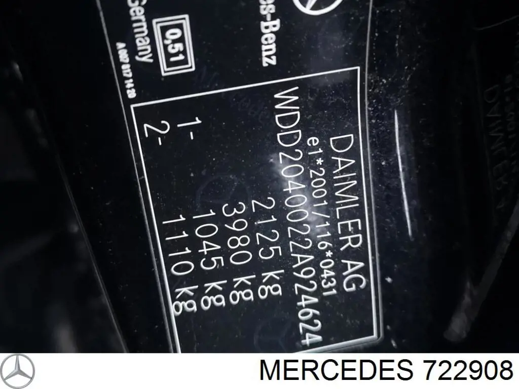 722908 Mercedes Caixa Automática de Mudança montada