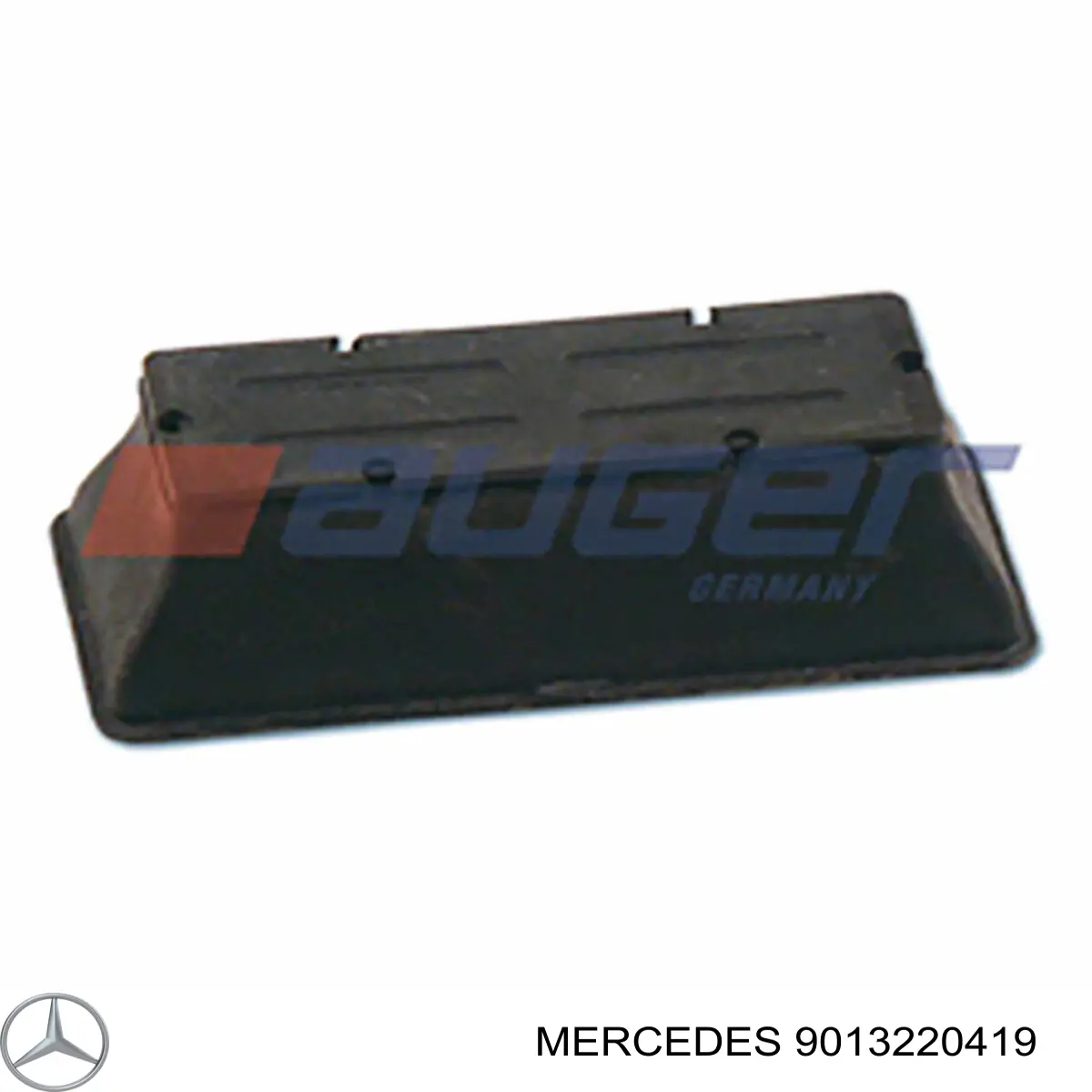 9013220419 Mercedes Grade de proteção da suspensão de lâminas dianteira