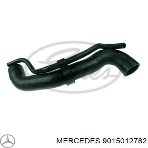 9015012782 Mercedes Mangueira (cano derivado) do radiador de esfriamento superior