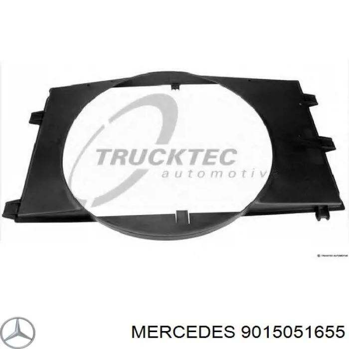 Compre 9015051655 Mercedes Difusor do radiador de esfriamento