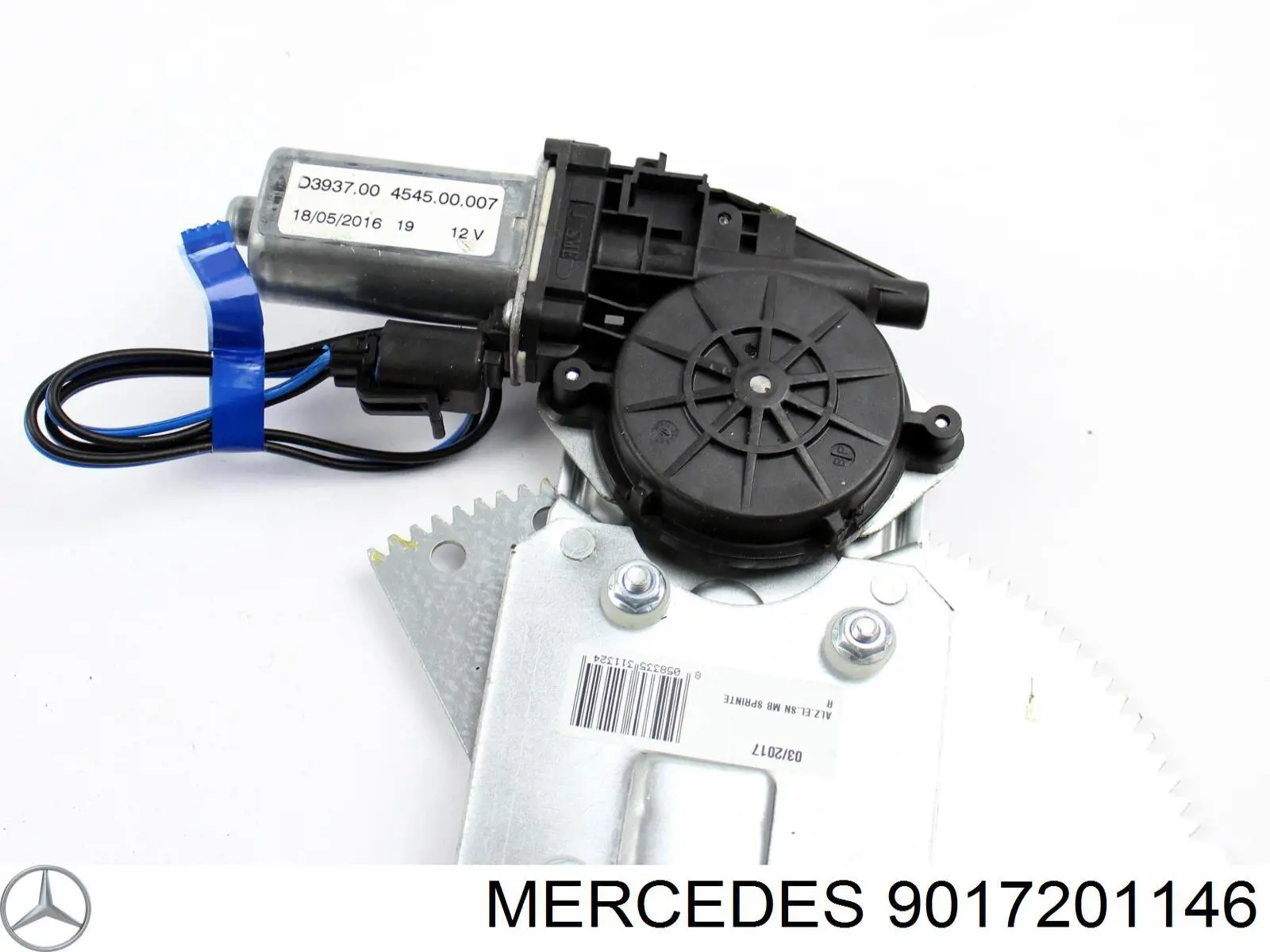 Compre 9017201146 Mercedes Mecanismo de acionamento de vidro da porta dianteira esquerda