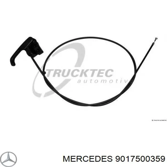 9017500359 Mercedes Cabo de abertura da capota
