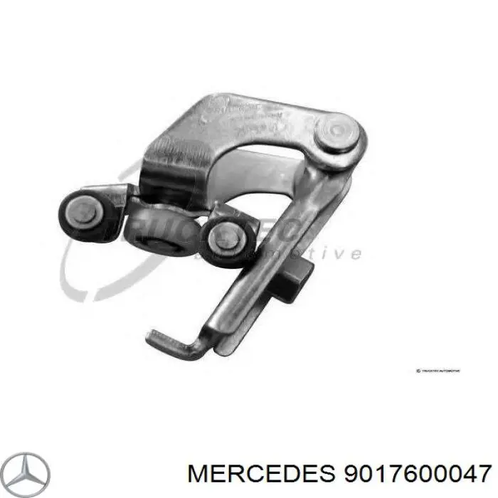 9017600047 Mercedes Rolo esquerdo central da porta lateral (deslizante)