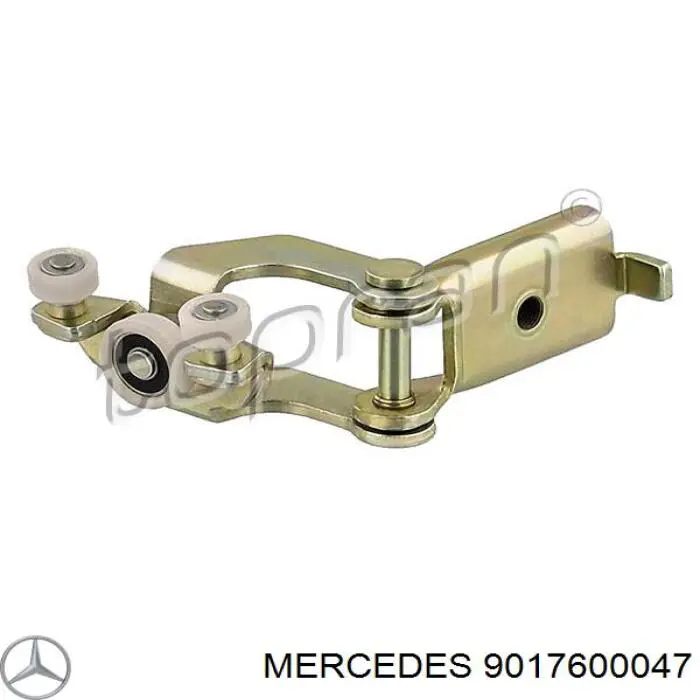 Rolo esquerdo central da porta lateral (deslizante) Mercedes 9017600047 preço, a partir de 33,37 USD