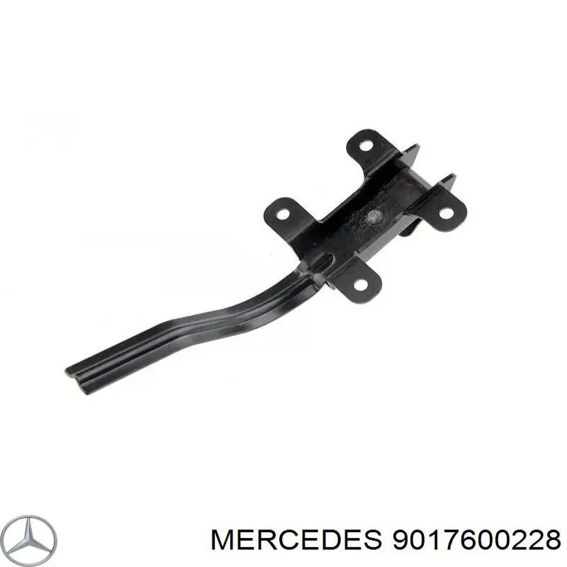9017600228 Mercedes Limitador de abertura de porta da seção de bagagem (furgão)