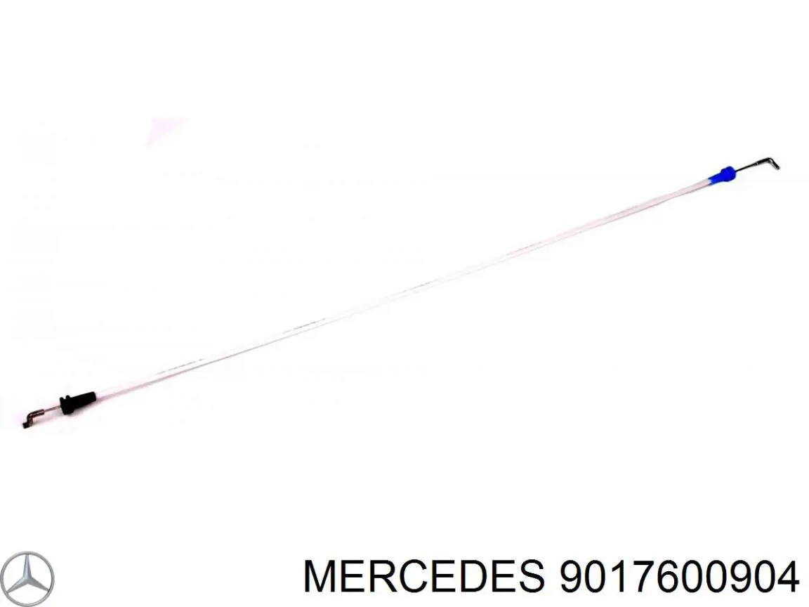 9017600904 Mercedes Cabo (pedal) de abertura do fecho da porta dianteira direita
