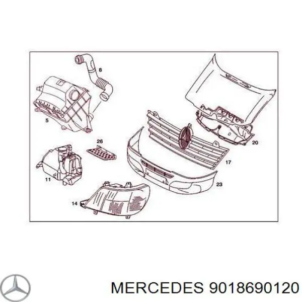Tanque de fluido para lavador das luzes Mercedes 9018690120 preço, a partir de 73,34 USD