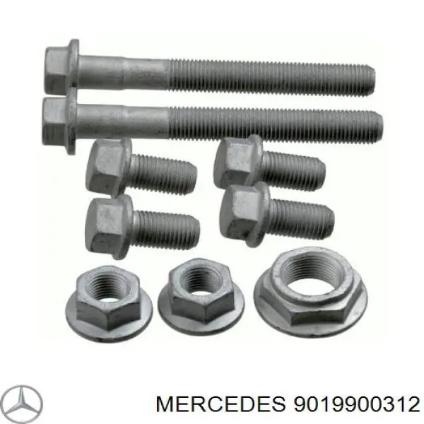 N910105014018 Mercedes Parafuso de fixação de braço oscilante dianteiro, inferior