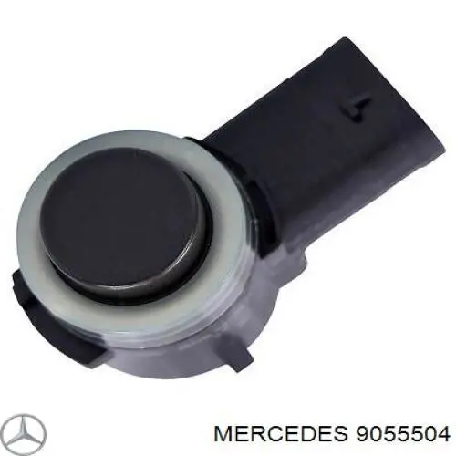 9055504 Mercedes Sensor de sinalização de estacionamento (sensor de estacionamento) dianteiro/traseiro central