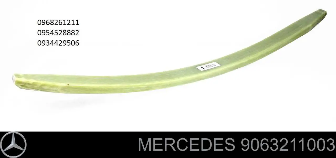 Suspensão de lâminas dianteira Mercedes 9063211003 preço, a partir de 186,54 USD