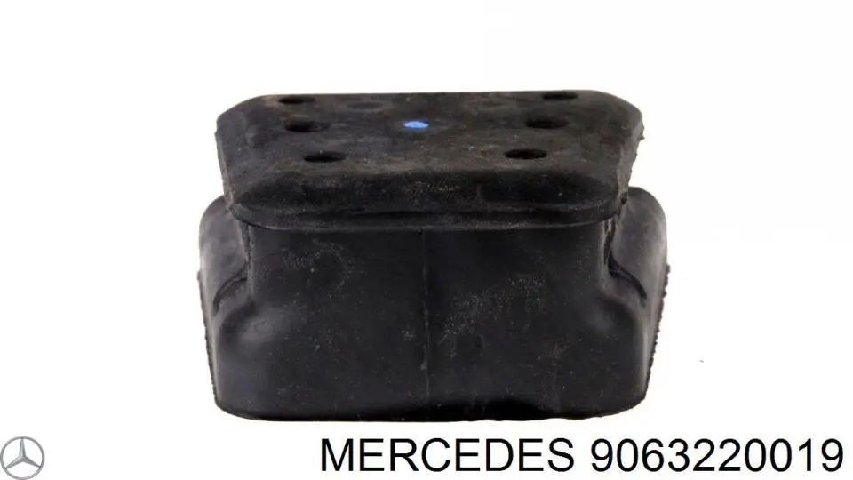 9063220019 Mercedes Bloco silencioso (bucha) da suspensão de lâminas dianteira