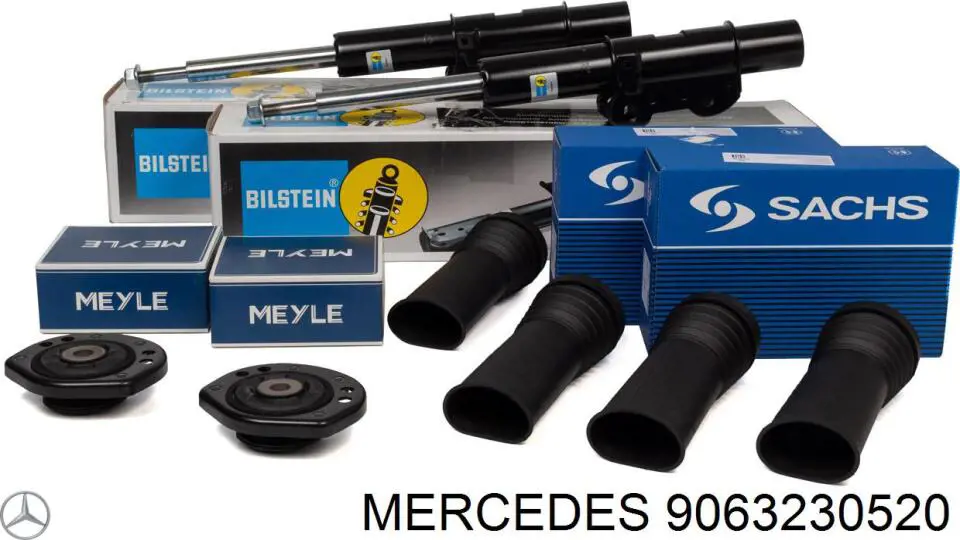 9063230520 Mercedes Suporte de amortecedor dianteiro