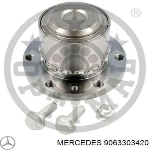 Compre 906330342028 Mercedes Pino moente (extremidade do eixo) dianteiro esquerdo
