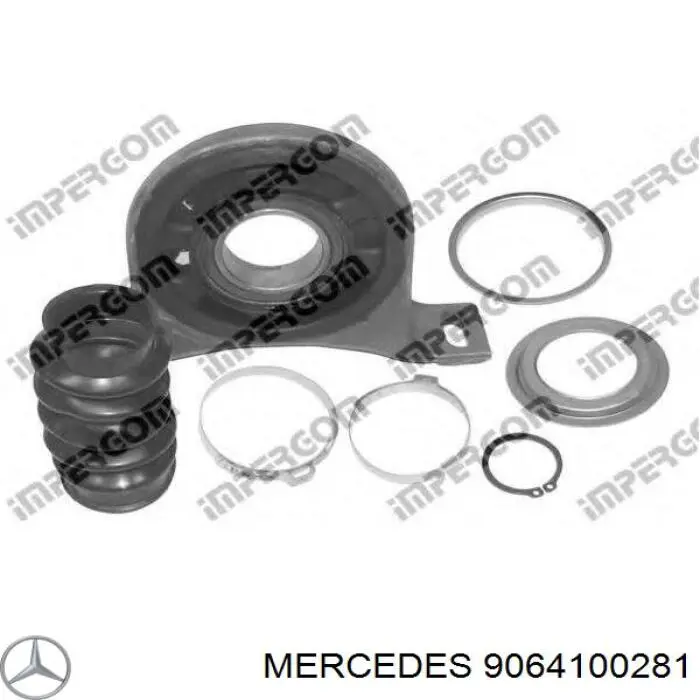 9064100281 Mercedes Rolamento suspenso da junta universal