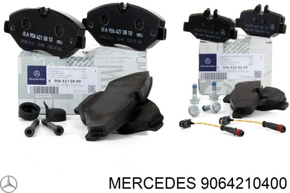 Compre 9064210400 Mercedes Sapatas do freio dianteiras de disco