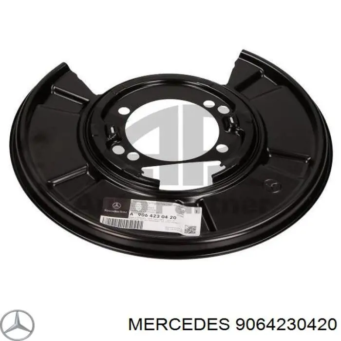 9064230420 Mercedes Proteção do freio de disco traseiro