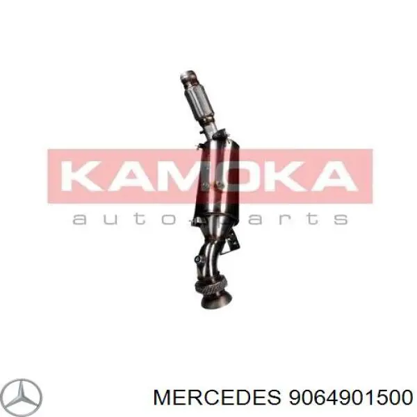 9064901500 Mercedes Filtro de partículas do sistema dos gases de escape