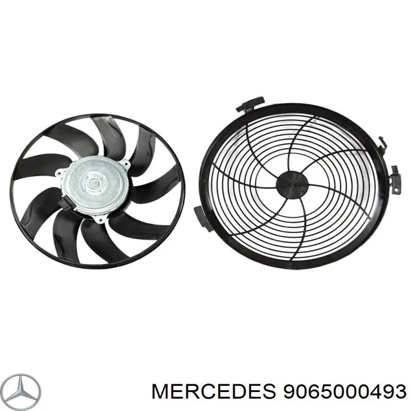 Compre 9069062200 Mercedes Ventilador (roda de aletas) do radiador de esfriamento