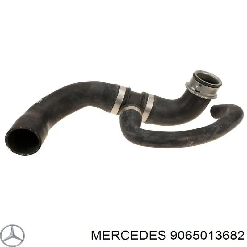 9065013682 Mercedes Mangueira (cano derivado) inferior do radiador de esfriamento