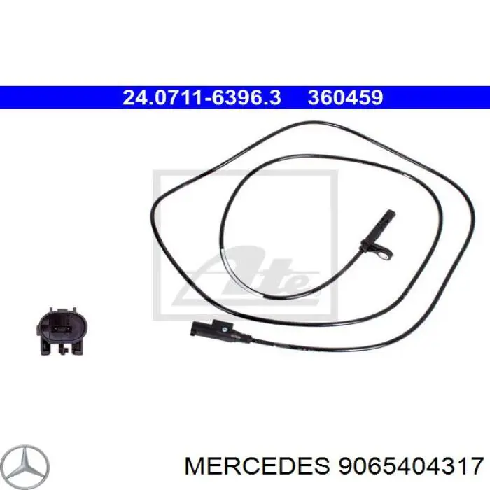 9065404317 Mercedes Sensor ABS traseiro esquerdo