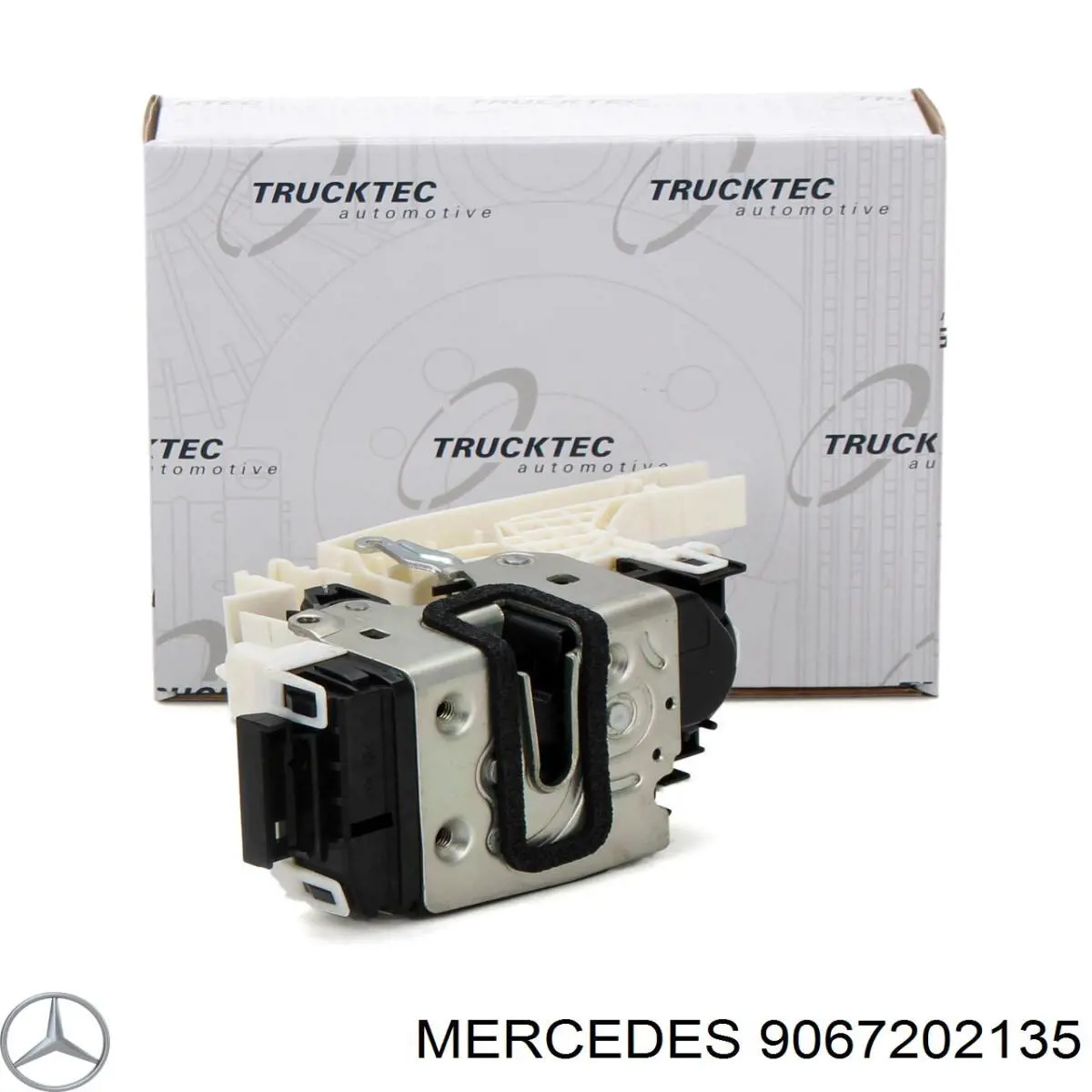 9067202135 Mercedes Fecho da porta dianteira esquerda