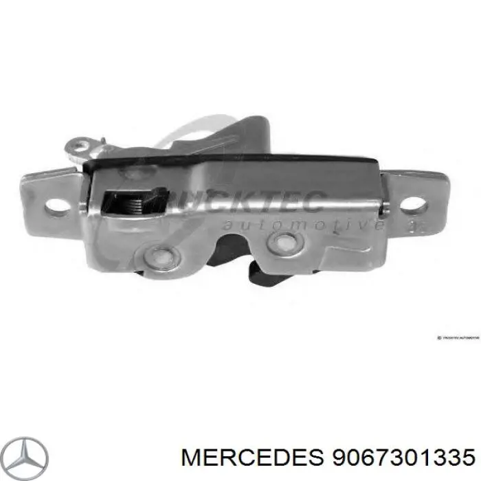 9067301335 Mercedes Fecho da porta lateral deslizante direita