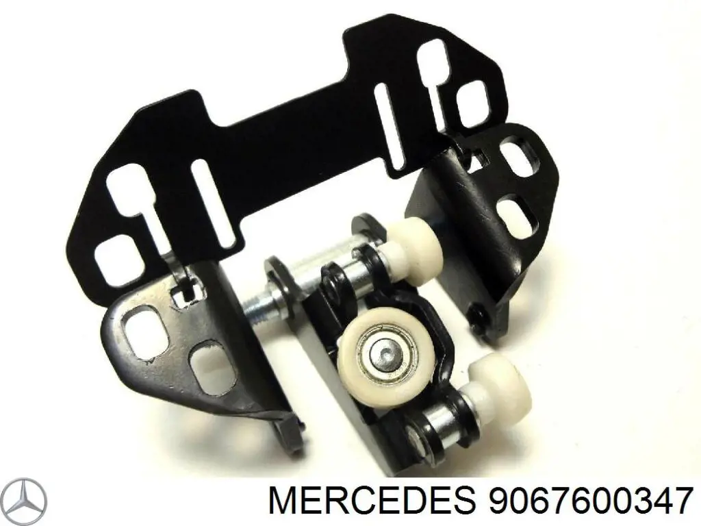 9067600347 Mercedes Rolo direito central da porta lateral (deslizante)