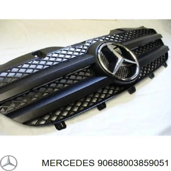 Grelha do radiador Mercedes 90688003859051 preço, a partir de 76,83 USD