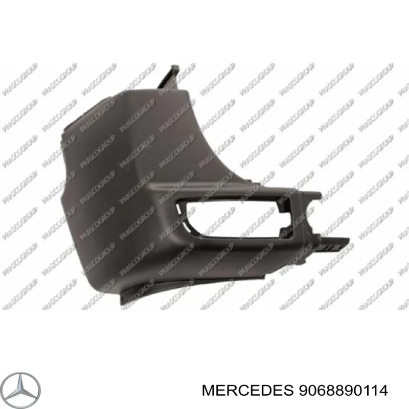 Consola do pára-choque dianteiro direito Mercedes 9068890114 preço, a partir de 29,62 USD
