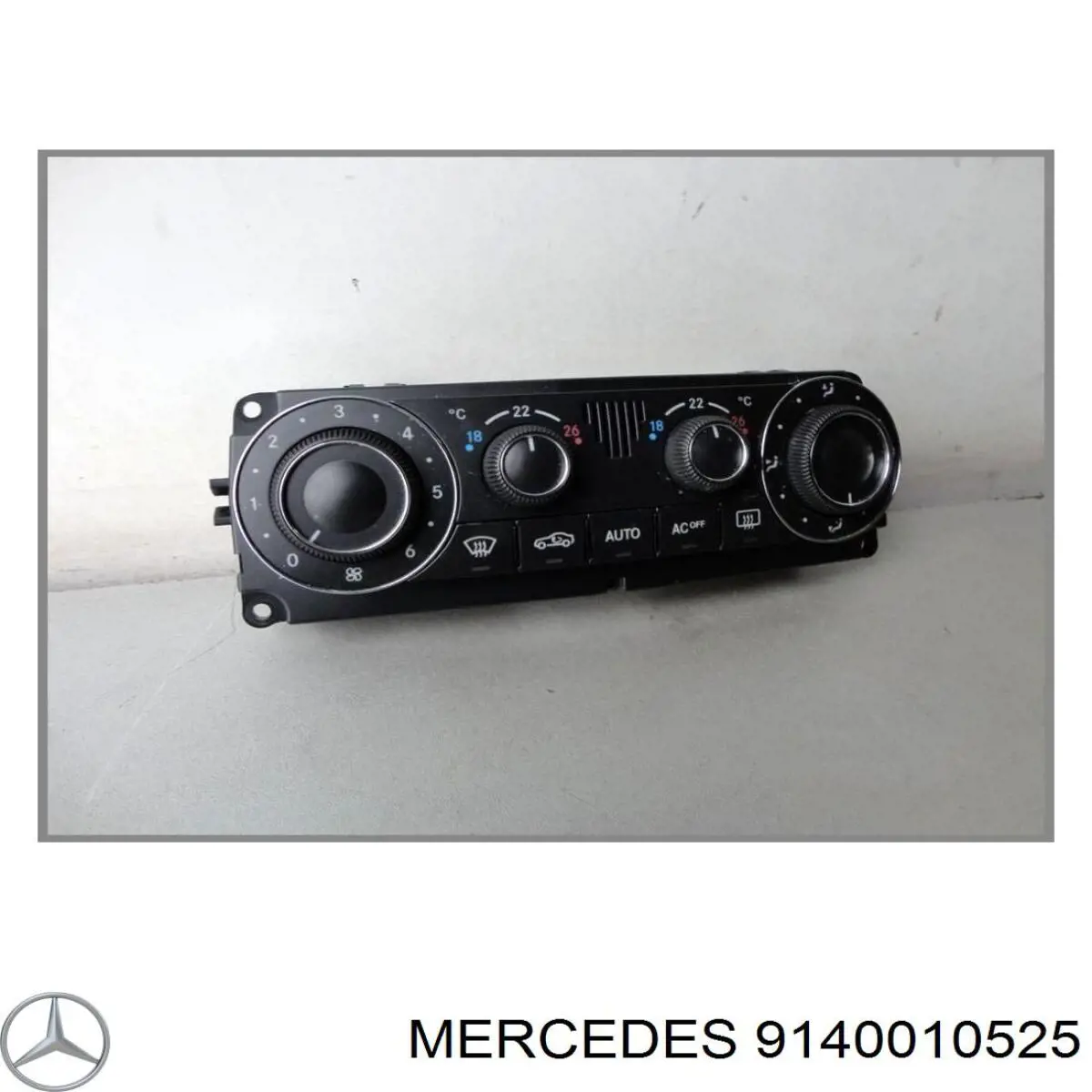 Unidade de controlo dos modos de aquecimento/condicionamento para Mercedes C  W203