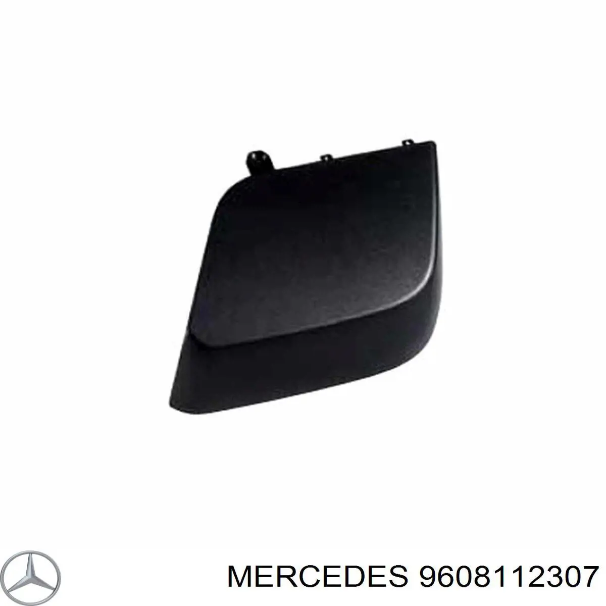 9608112307 Mercedes Placa sobreposta (tampa) do espelho de retrovisão direito