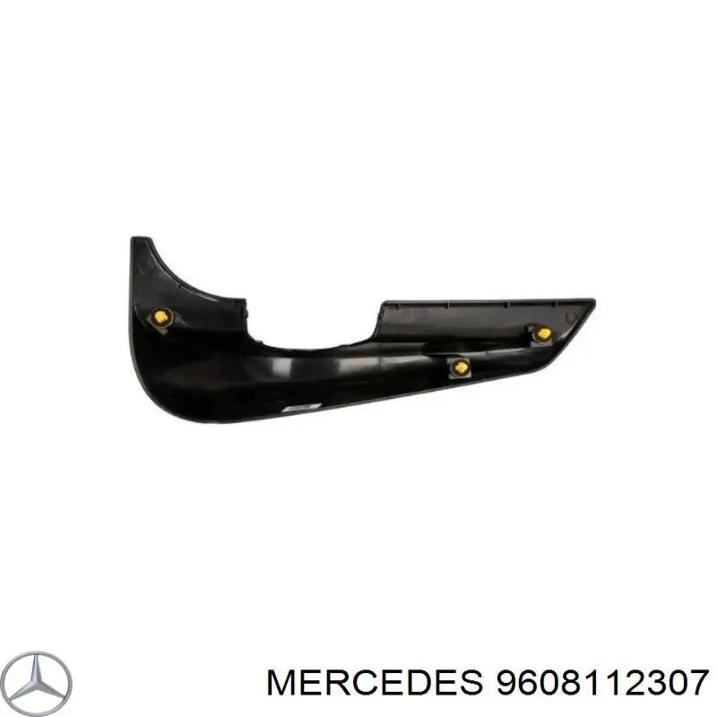 Compre 9608112307 Mercedes Placa sobreposta (tampa) do espelho de retrovisão direito