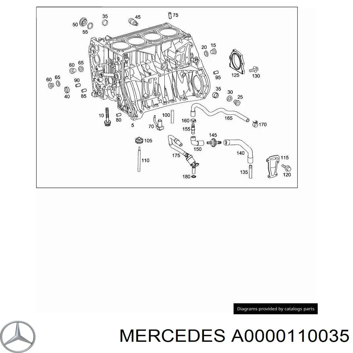 Compre A0000110035 Mercedes 