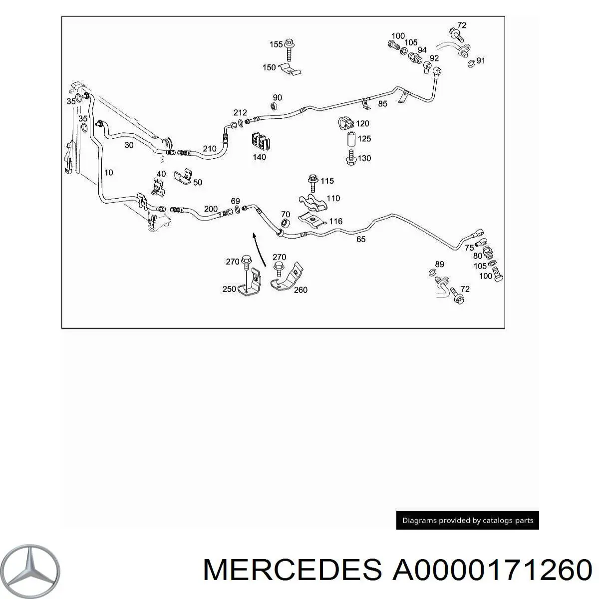  Mercedes A0002711160 preço, a partir de 4,57 USD
