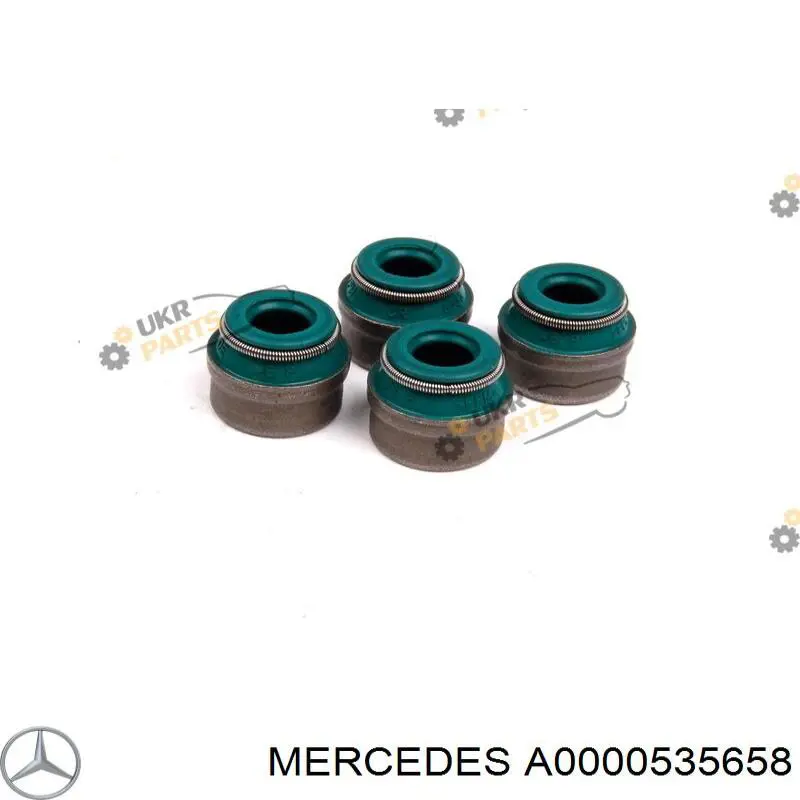 A0000535658 Mercedes Vedação de válvula (coletor de óleo), admissão/escape, kit para um motor