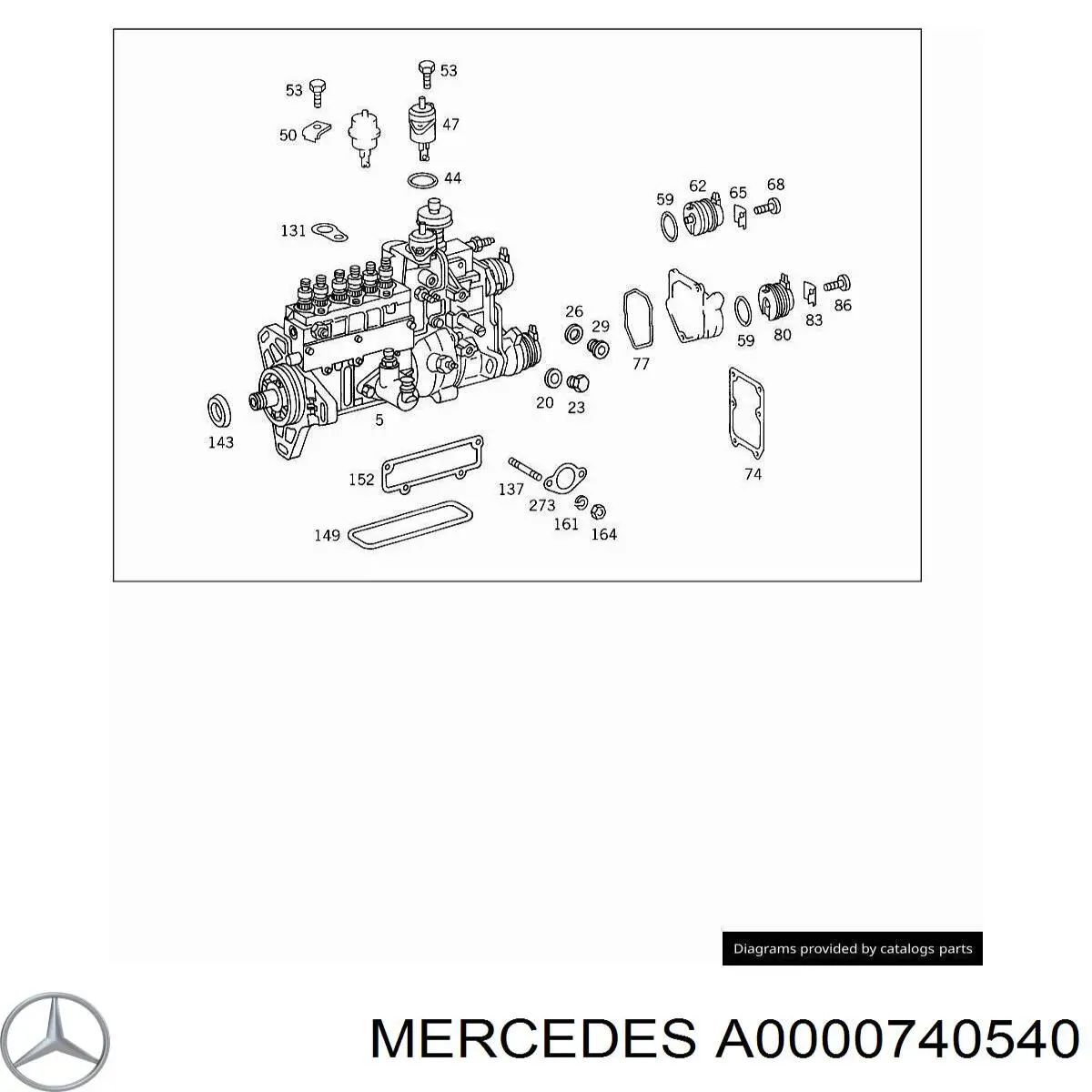  Mercedes A0000740540 preço, a partir de 2,19 USD