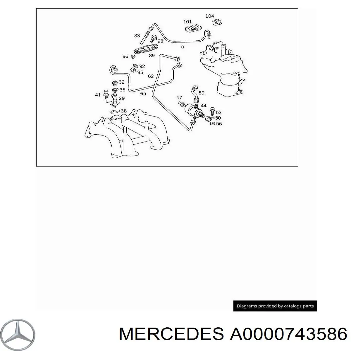 A0000743586 Mercedes 